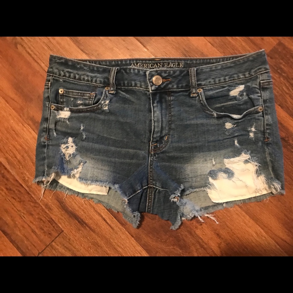 American eagle shortie stretch shorts size 14